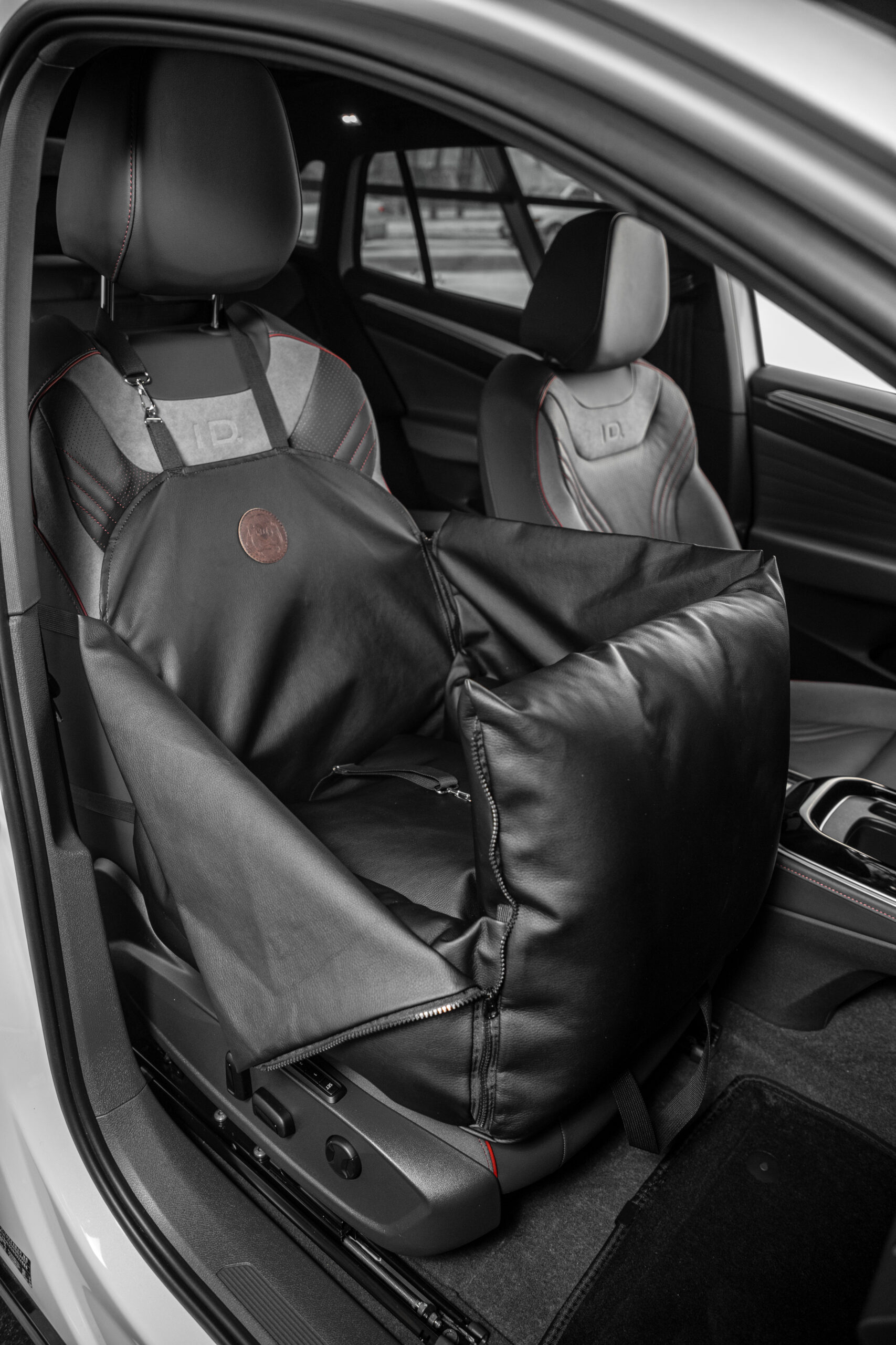 Автокрісло для собак з високими бортами, Dark 60х55 - Зображення 8