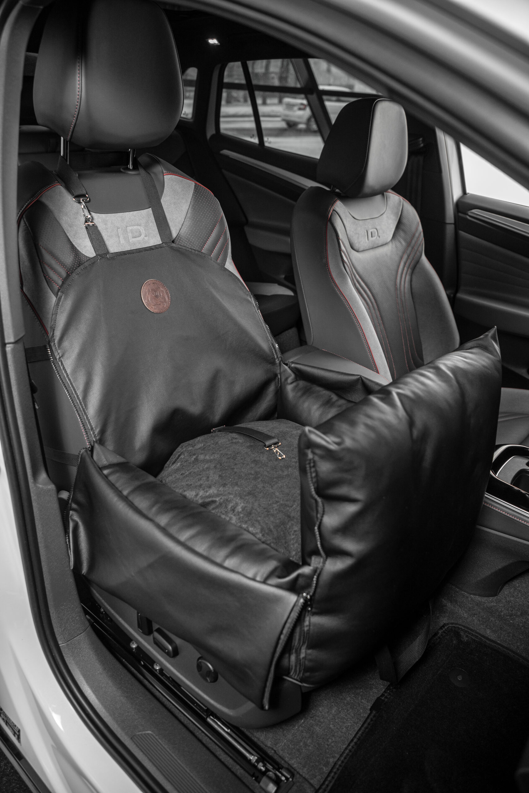 Автокрісло для собак з високими бортами, Dark 60х55 - Зображення 7