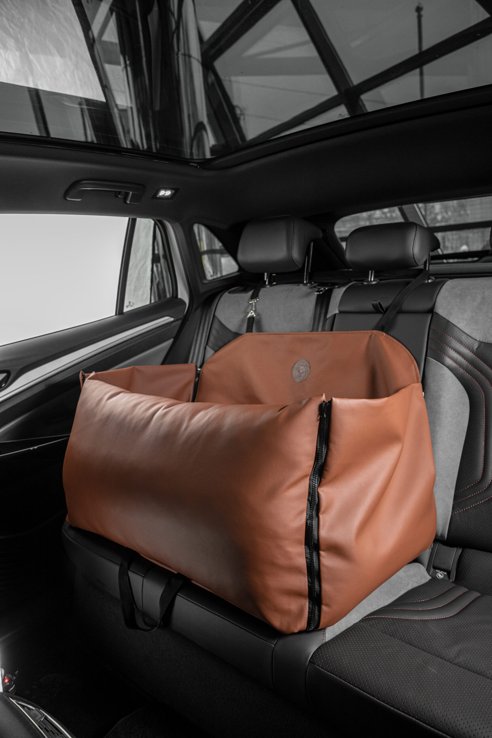 Автокрісло з високими бортами, автогамак для собак, Brownie 80х55 - Зображення 5
